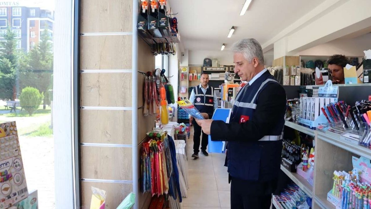 Kayseri’de kırtasiye alarmı! 12 bin 562 ürün tek tek incelendi