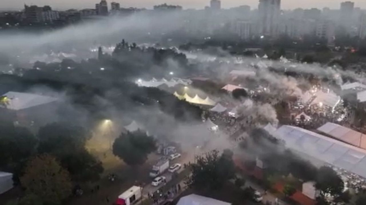 Adana Lezzet Festivali'nde kebap kuyruğu! Dumanlar gökyüzünü kapladı