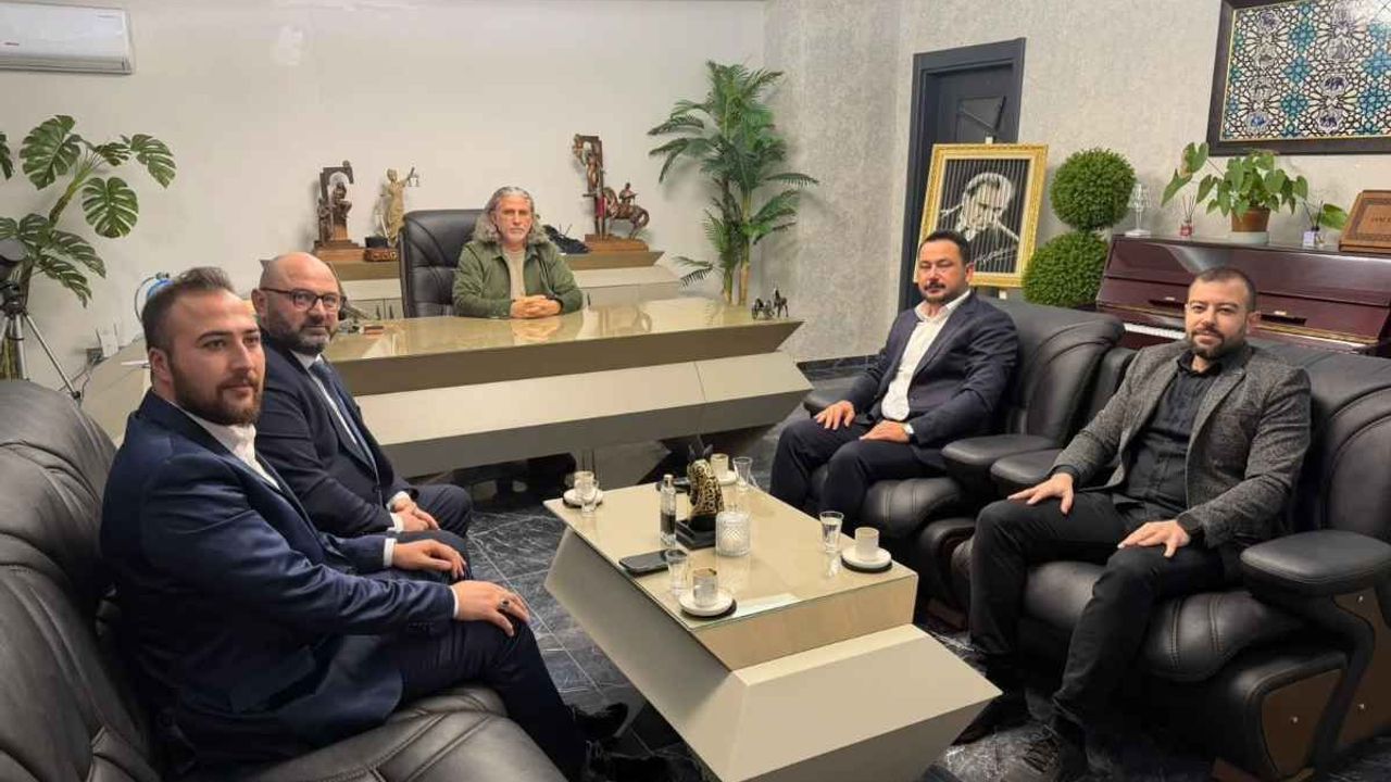 Anahtar Parti Kayseri İl Başkanı İbrahim Kılıç’tan Gazeteci Azim Deniz’e ziyaret
