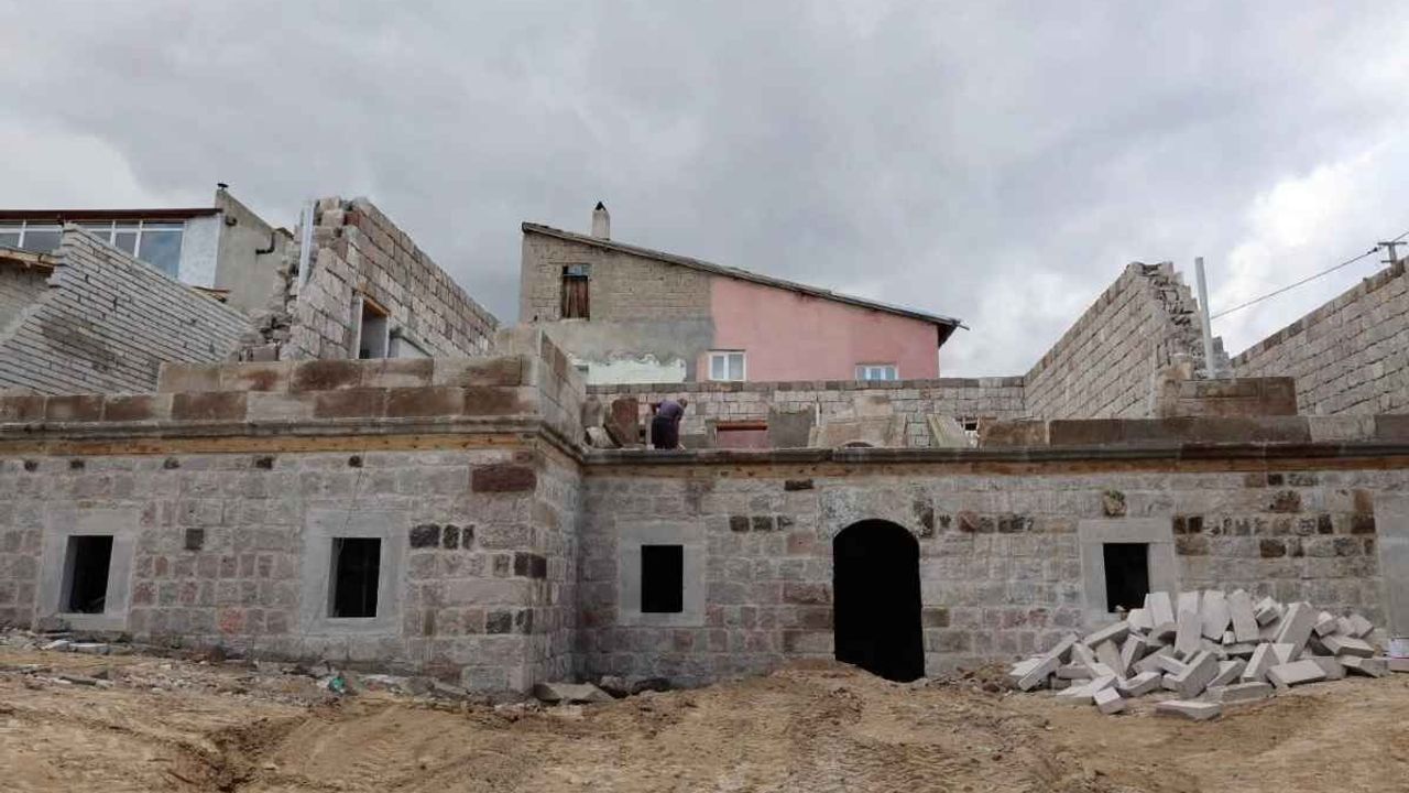 Bünyan'da tarihi dokunuş: Konak restorasyonunda sona doğru!