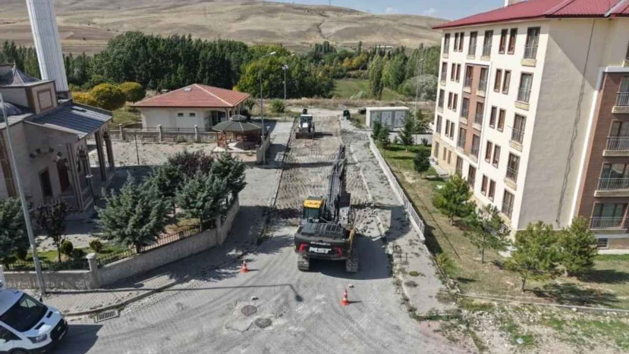 Kayseri’de TOKİ yolu çalışmaları başladı!