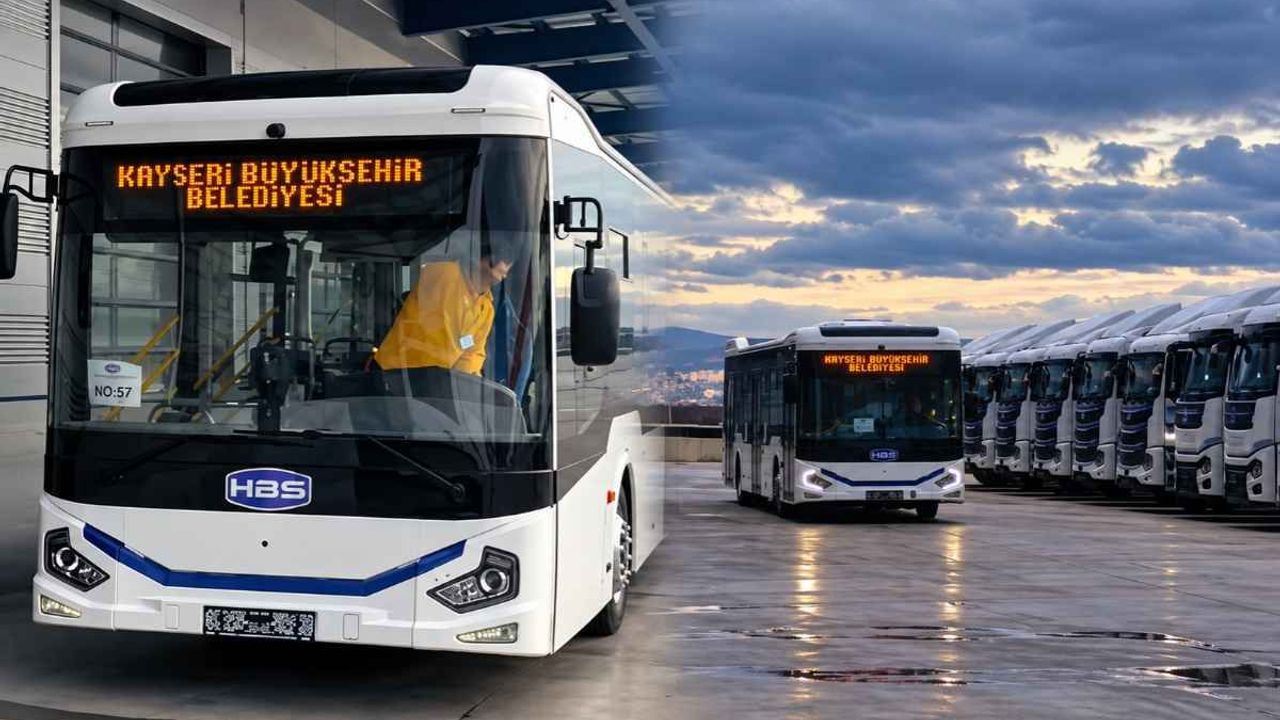 Kayseri ulaşımına 12 yeni elektrikli otobüs: Kabul işlemleri başladı!