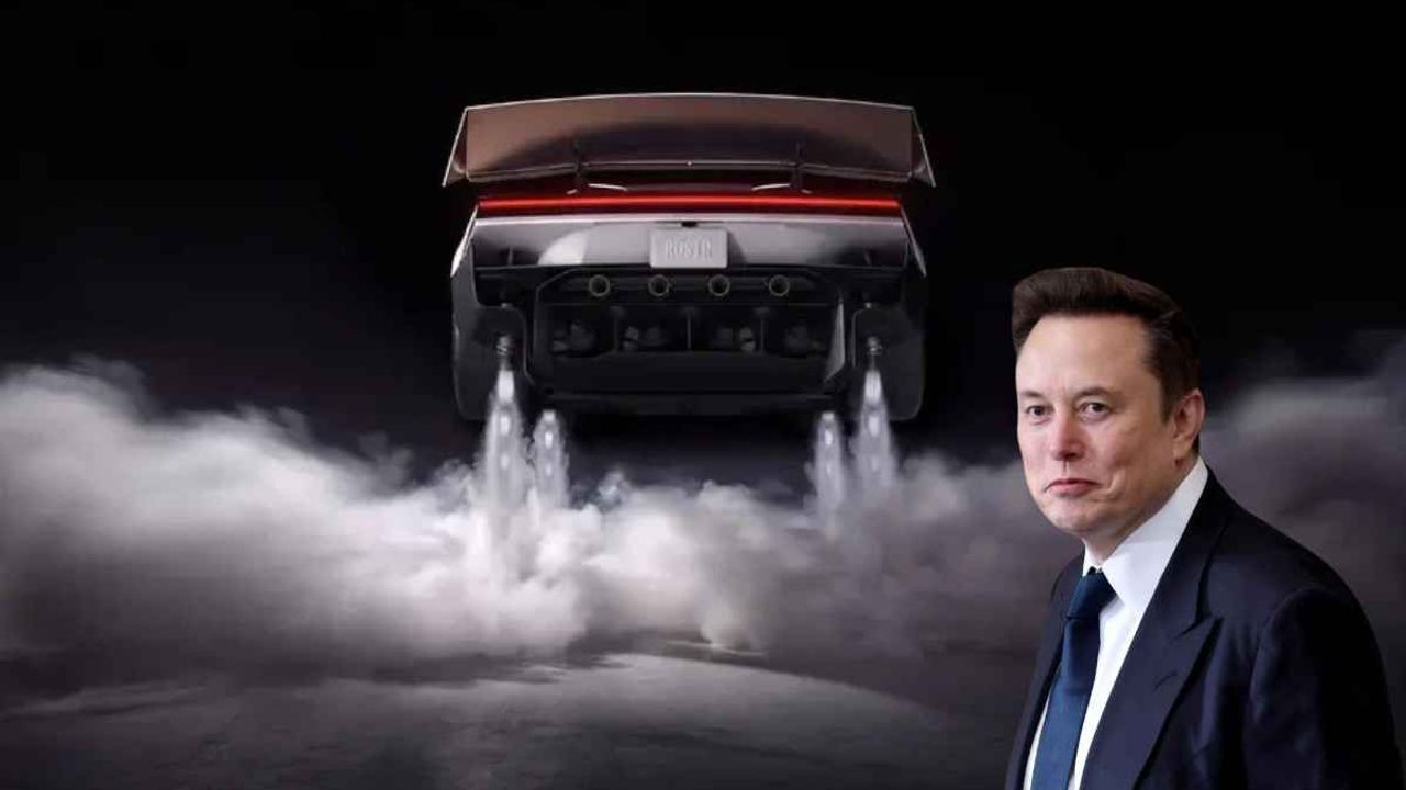 Elon Musk, Tesla Roadster'ı tanıttı: Uçan araba 2028'de geliyor!