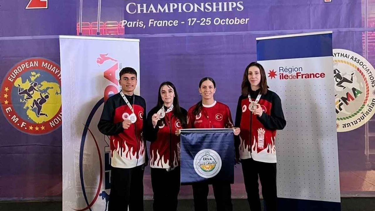 Avrupa’da Kayseri ERVA rüzgarı: Milli sporculardan 3 madalya!