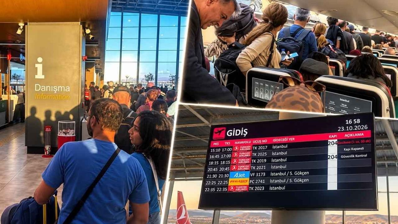 Kayseri-İstanbul seferinde kriz: Uçağa bindirilen yolcular geri indirildi, uçuş iptal edildi!
