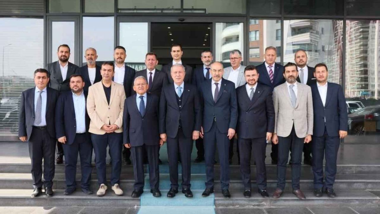 Hulusi Akar, Büyükkılıç ve Okandan’dan KTO’ya ziyaret