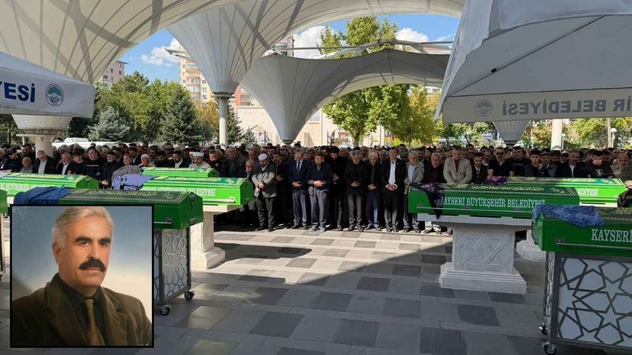 Kayseri'de iş insanı Sadık Kaan son yolculuğuna uğurlandı