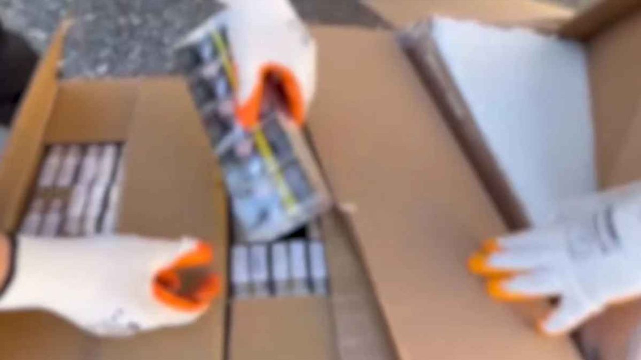 Kayseri’de kaçakçılık ve madde operasyonu: 35 bin 280 makaron ele geçirildi