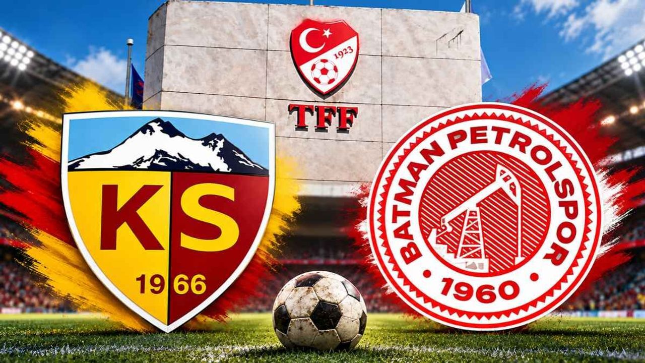 TFF Kayserispor Batman Petrolspor maçı öncesi resmen duyurdu! Kritik maça dikkat çeken atama