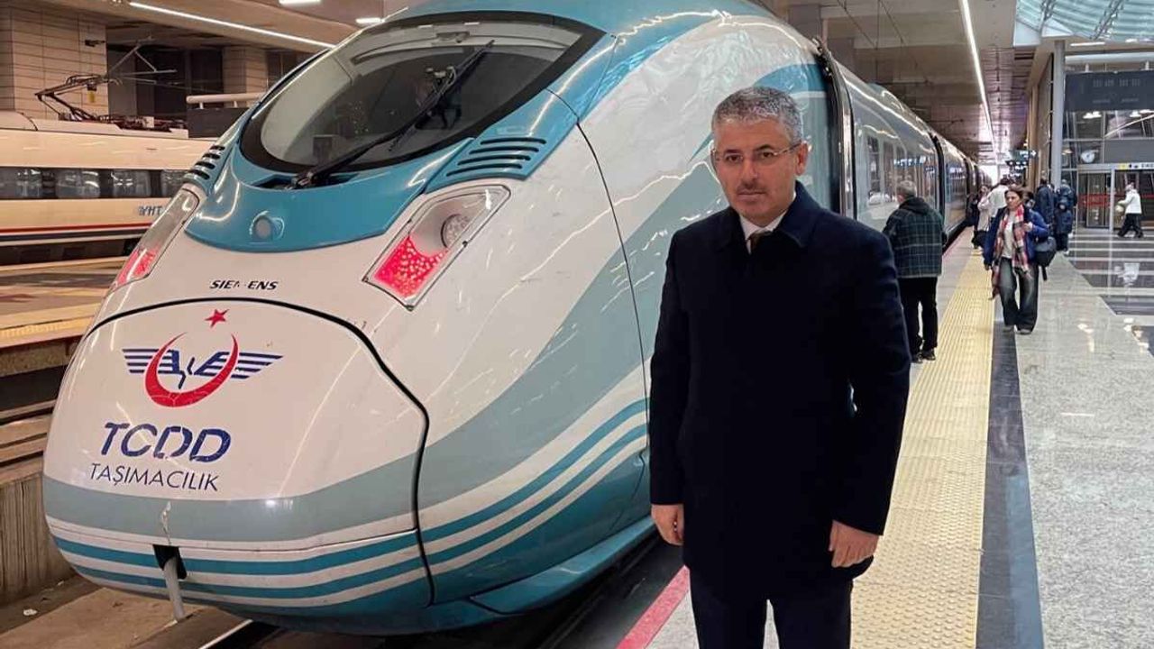 Kayseri'ye hızlı tren ne zaman gelecek? Çopuroğlu'ndan paylaşım