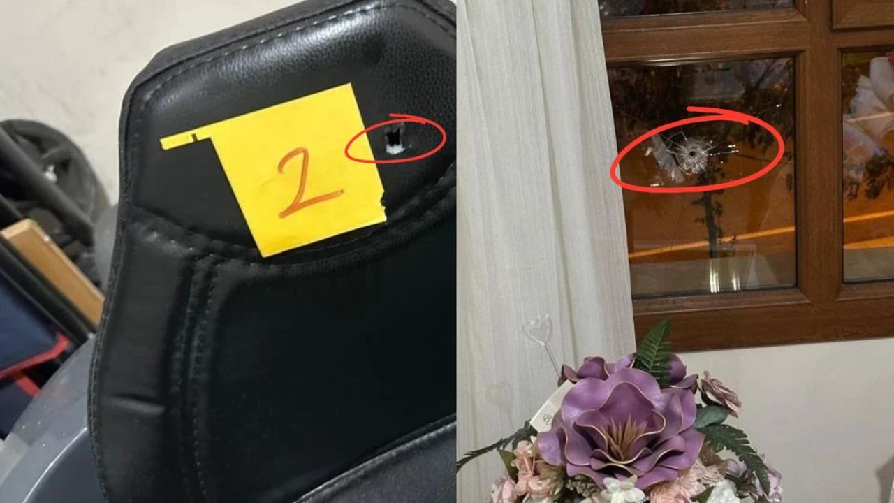 Kayseri'de rastgele sıkılan kurşun çocuk odasına girdi!