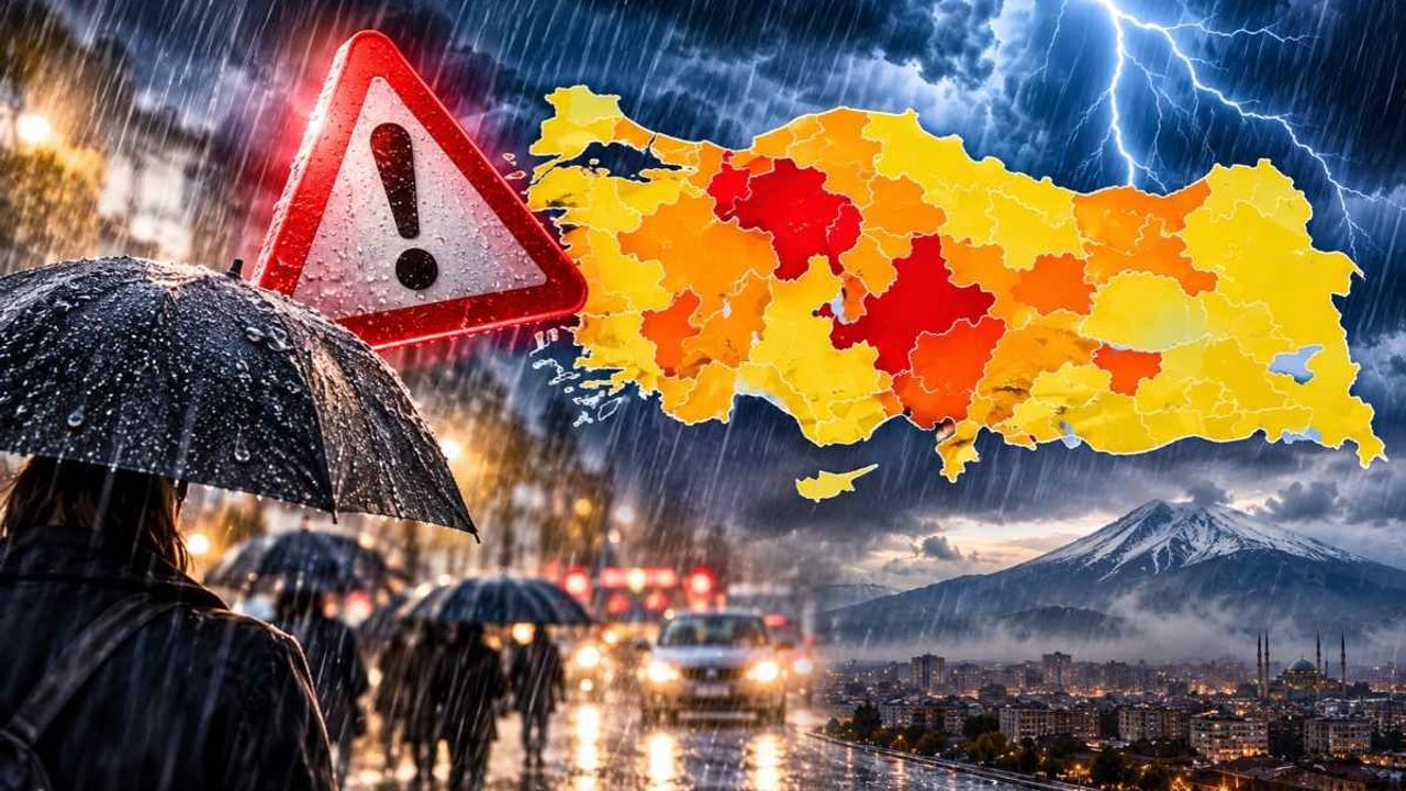 Kayseri dahil 26 il için ‘dikkatli olun’ uyarısı geldi!