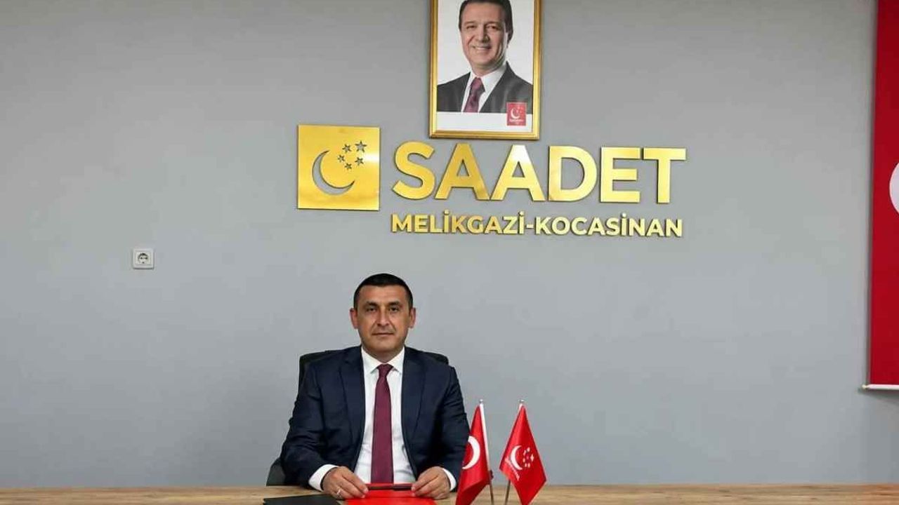 Saadet Partisi Melikgazi’de sahaya iniyor! Bayrakdar önceliklerini açıkladı