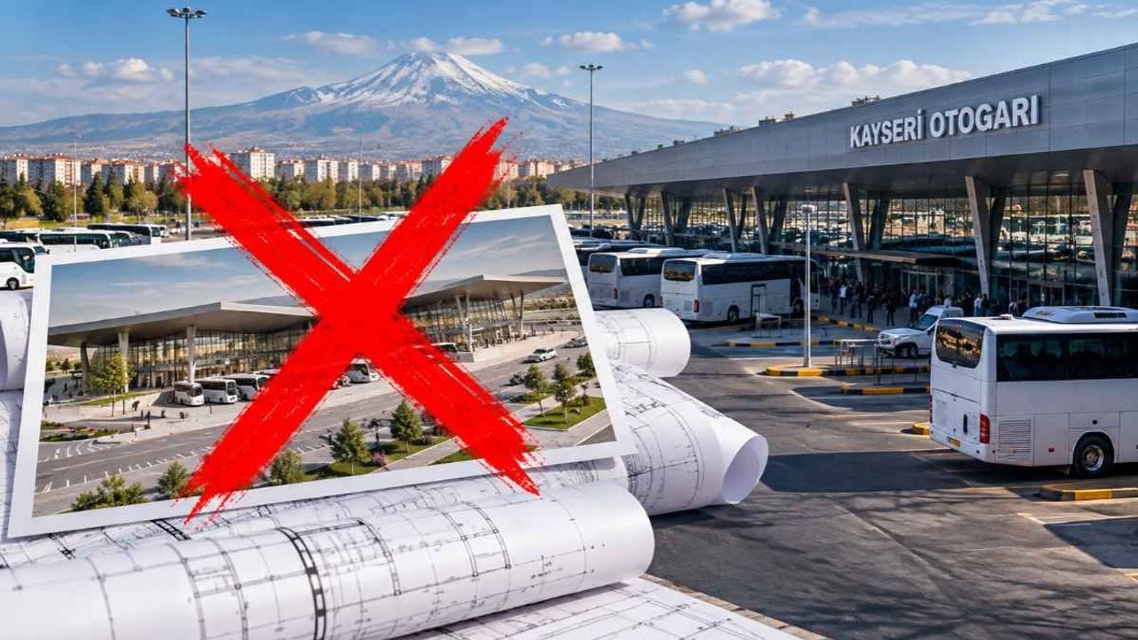 Kayseri’ye yapılması planlanan yeni terminal binası iptal edildi!