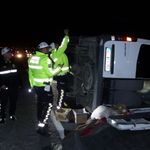 Malatya'da feci kaza: Midibüs devrildi çok sayıda yaralı var