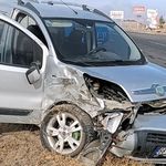 Aksaray’da hastaneden çıktılar yolda kaza geçirdiler: Karı koca hastanelik oldu