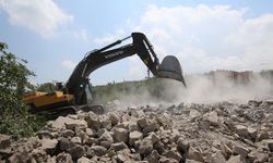 Hacılar'da kentsel dönüşümde 2. Etap yıkım çalışmaları başladı 