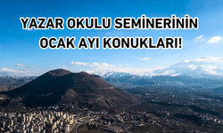 Yazar Okulu Seminerinin ocak ayı konukları!