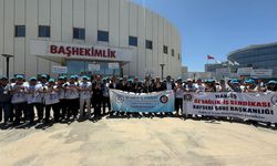 Kayseri Şehir Hastanesi önünde HAK-İŞ’ten sert protesto!