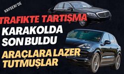 Kayseri’de trafikte tartışma karakolda son buldu!