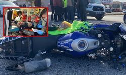 Aksaray’da otomobil ile motosiklet çarpıştı: Genç sürücü yaralandı