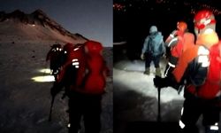 Hasan Dağı'na tırmanan öğrenciler dağda mahsur kaldı, helikopterle kurtarıldı