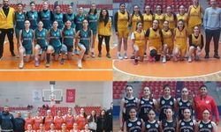 Basketbol U16 Kızlar İl Birinciliği müsabakalarına Melikgazi Kayseri Basketbol damgası