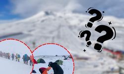 Erciyes zirve için yola çıktılar 3 bin 600 metrede kaldılar!