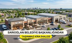 Sarıoğlan Belediye Başkanlığından Taşınmaz Kira İhalesi