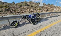Kayseri'de motosiklet kazası: 1 yaralı