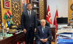 Baki Ersoy’dan Bahçeli’ye ziyaret: Liderimizin izinde durmadan çalışmaya devam!