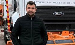 Kayseri Büyükşehir Belediyesi personeli iş kazasında hayatını kaybetti