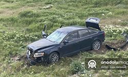 Polisten kaçan ehliyetsiz sürücü kaza yapınca yakalandı