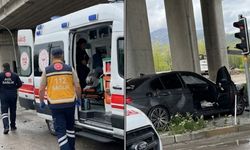 Kayseri Pınarbaşı’nda iki otomobil çarpıştı: 5 yaralı