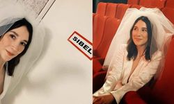 Kayserili oyuncu Sibel Kekilli'nin dekolteli gelinlik pozları sosyal medyayı salladı