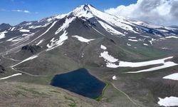 Erciyes’in eteklerindeki Sarıgöl kar sularıyla yeniden hayat buldu
