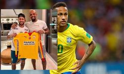Neymar Galatasaray forması ile poz verdi