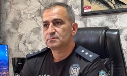Kayseri'de Başkomiser Mehmet Dinler telsizden yaptığı anonsla görevine veda etti