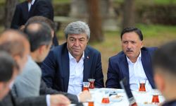 Vali Gökmen Çiçek ve Dursun Ataş’tan Pınarbaşı mesaisi
