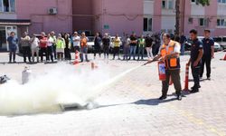 Kayseri Büyükşehir'de afet hazırlığı: Deprem ve yangın tatbikatı yapıldı