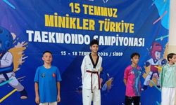 Kayserili minik tekvandoculardan Türkiye Şampiyonası’nda çifte madalya
