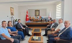 Kayseri’de göreve başlayan kaymakama, belediye başkanından ziyaret!