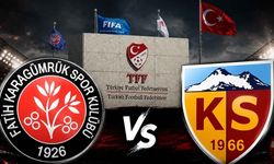 TFF Karagümrük Kayserispor maçı öncesi açıkladı! O isim görev yapacak