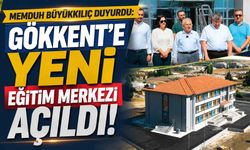Memduh Büyükkılıç duyurdu: Gökkent'e yeni okul açıldı