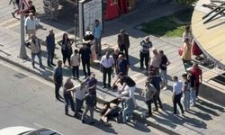 Kayseri Cumhuriyet Meydan'ında kavga!