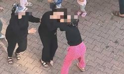 Kayseri'de kadınlar saç başa birbirine girdi! Çocukların çığlıkları bile durduramadı