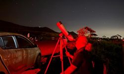 Kayserililer meteor yağmurunu izlemek için Erciyes’e akın etti