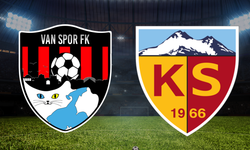 Vanspor Kayserispor maçı canlı anlatım