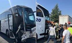 Kayseri’ye ait iki Metro Turizm otobüsü aynı gün kaza yaptı: 1 ölü, 15 yaralı