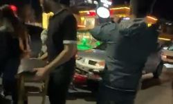 Kayseri Millet Bahçesi girişinde korkutan kaza: Motosiklet sürücüsü yaralandı!